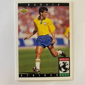 RARE  BEBETO  ROOKIE WORLD CUP CARD.  MINT